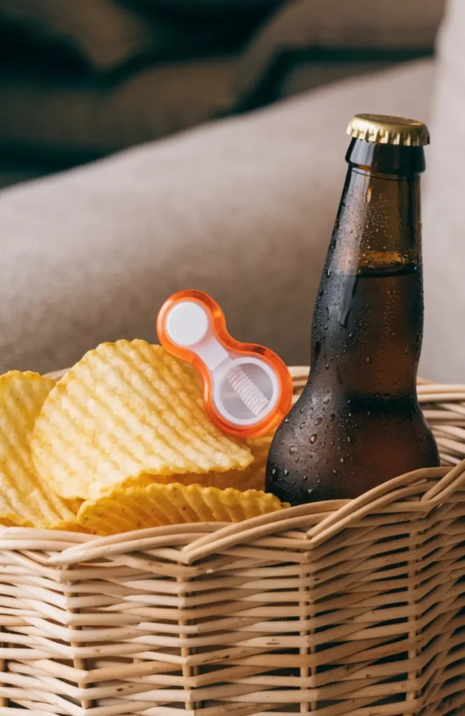 horizontal-photo-of-chips-a-bottle-of-beer