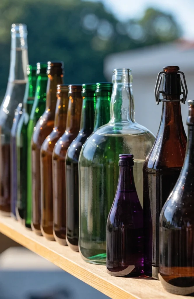 Group bottles by height, not by type
