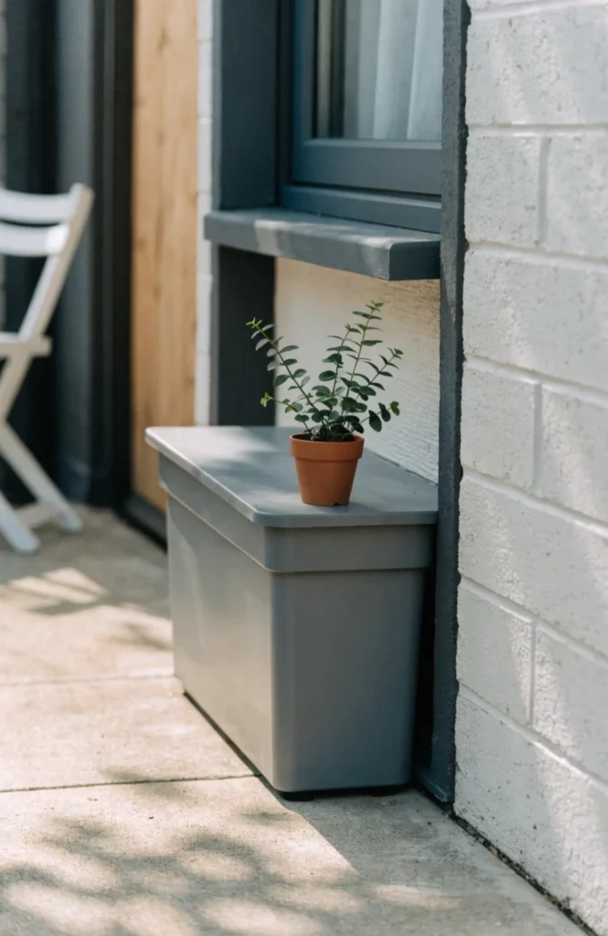 Hide the essentials in a weatherproof storage box