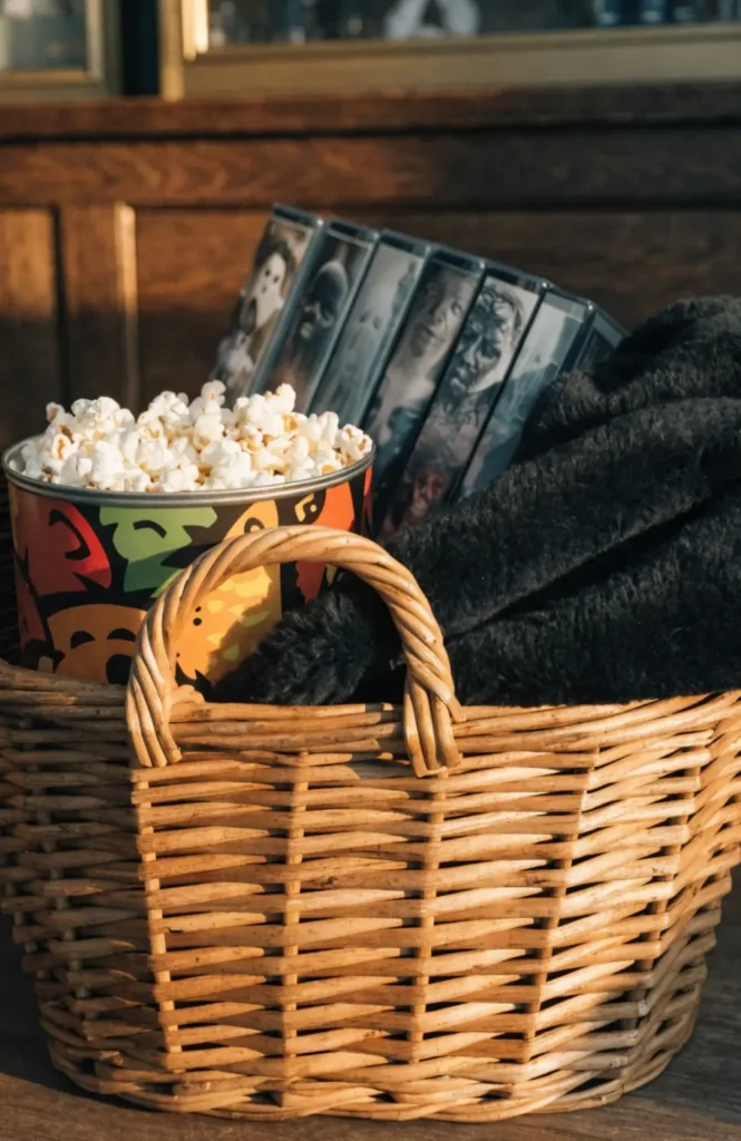 The Horror Movie Marathon Basket