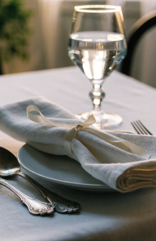 Use Real Ceramic or Glass Dinnerware Instead of Disposable