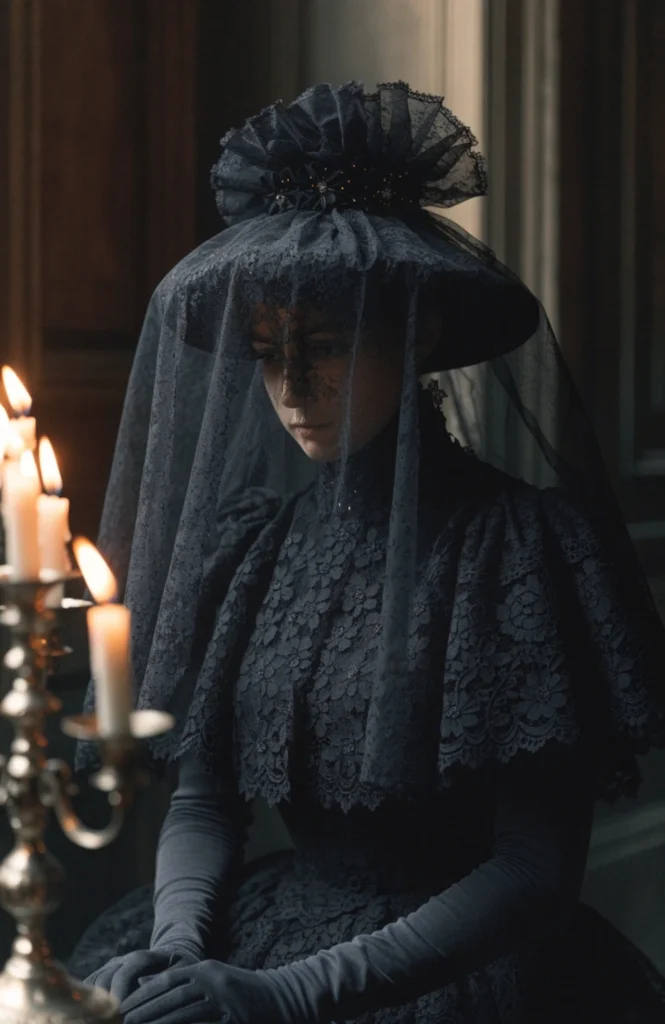 Victorian Mourning Widow