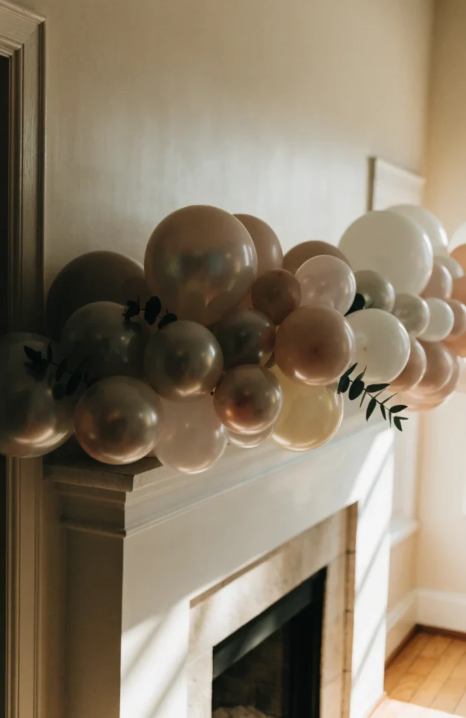 Build a Balloon Garland in Three Tones, Not One