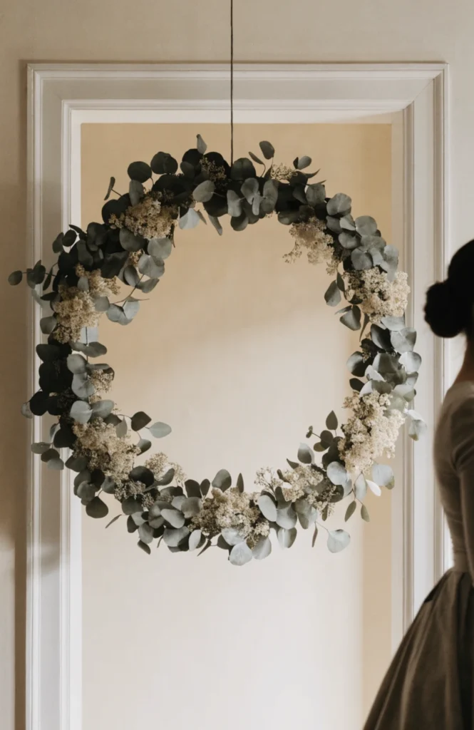 Hang a Floral Hoop Instead of a Flat Backdrop