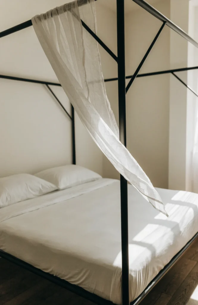 Use a Canopy Frame Without the Full Drape