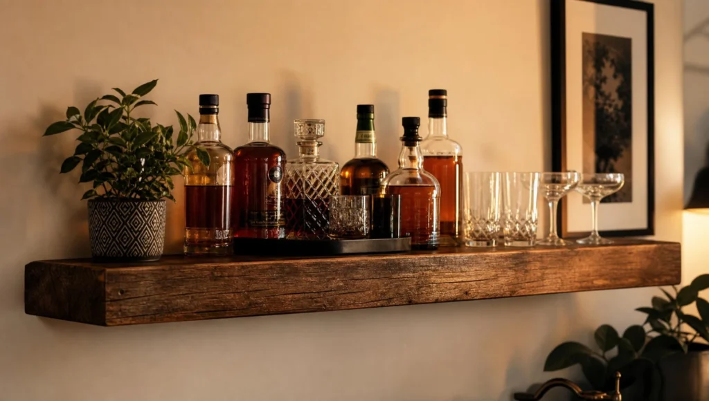 21 DIY Bar Shelf Ideas