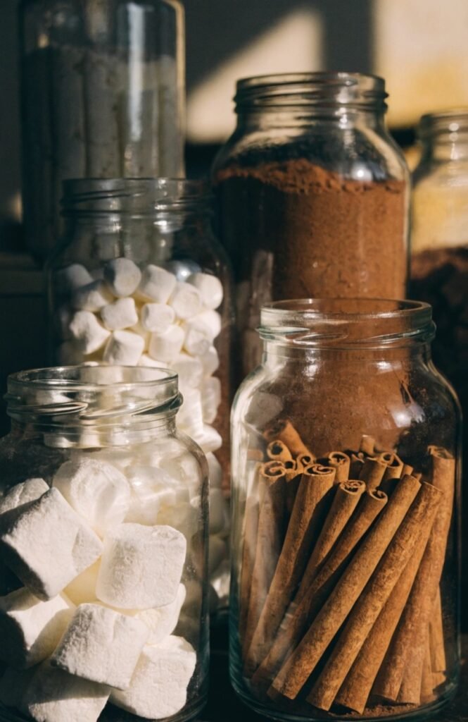 close-up-of-glass-jars-at-varying.