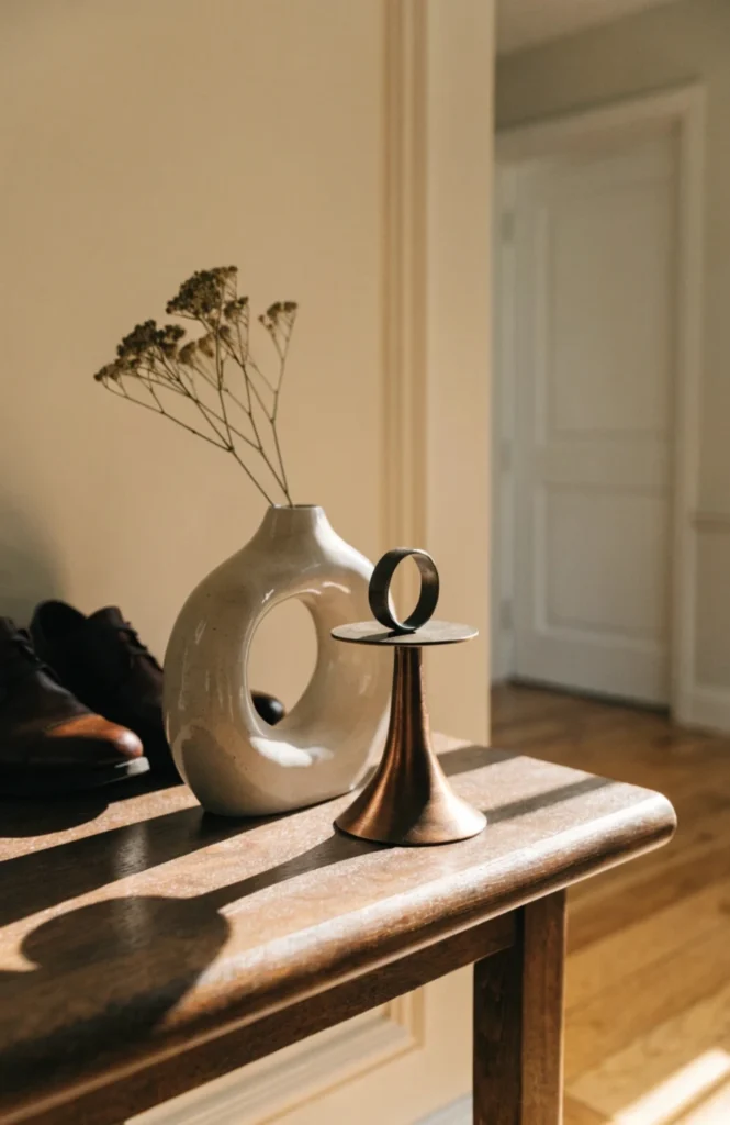close-up-of-an-entryway-table-with-intentional