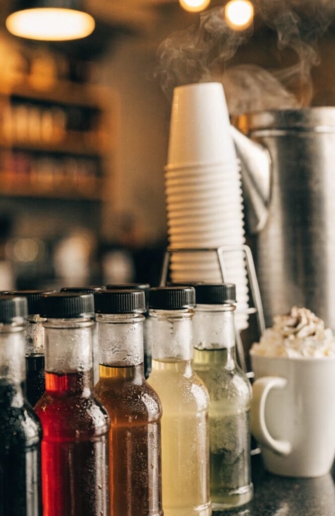 close-up-of-small-flavored-syrup