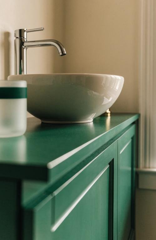 close-up-of-a-deep-green-painted