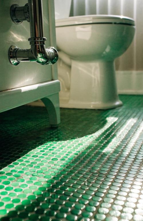 close-up-of-green-penny-tile-floo