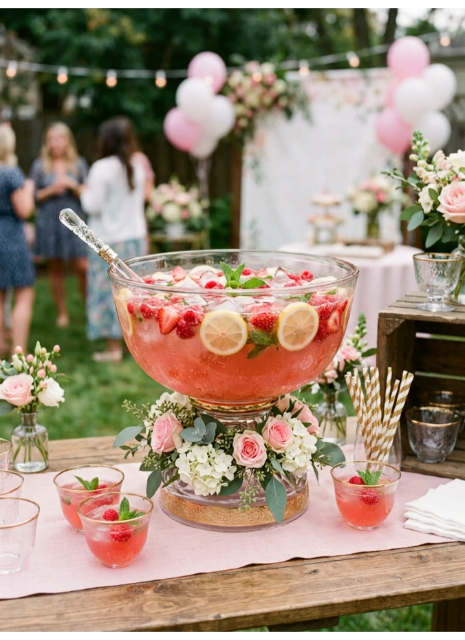 A signature punch or mocktail station