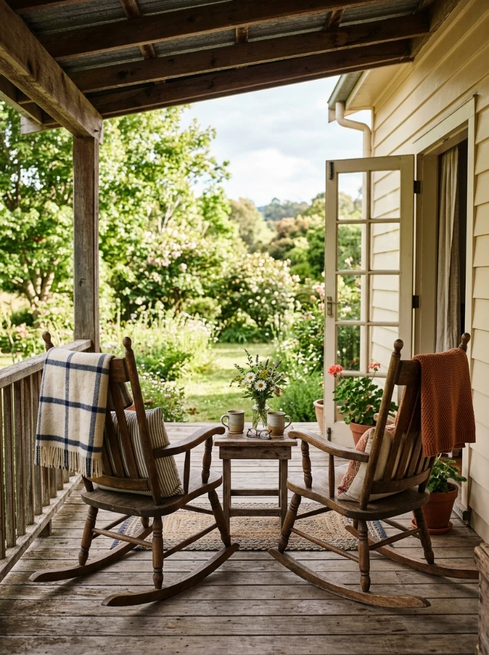 Matching rocking chairs for two