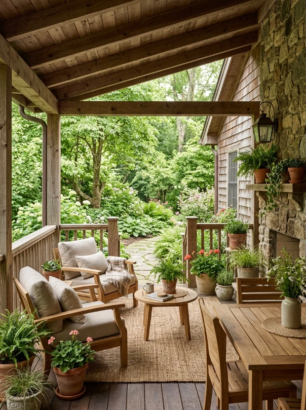 Natural materials for a calmer feel