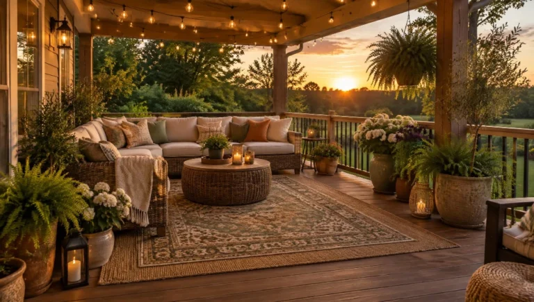 24 Back Porch Ideas for Cozy and Relaxing Outdoor Living