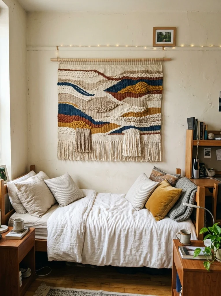 A tapestry or fabric wall hanging
