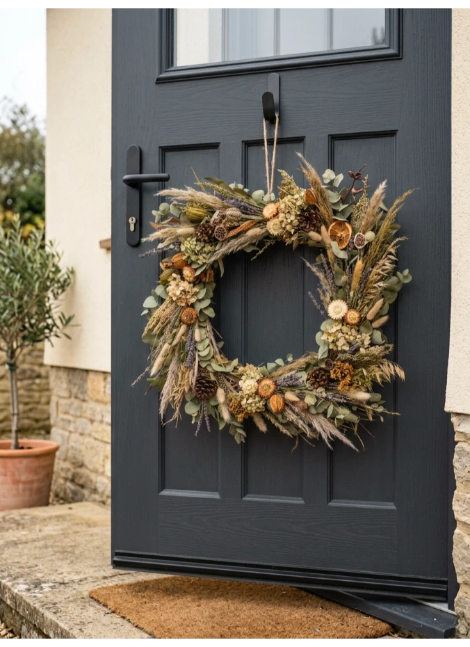 A square wreath instead of a circle