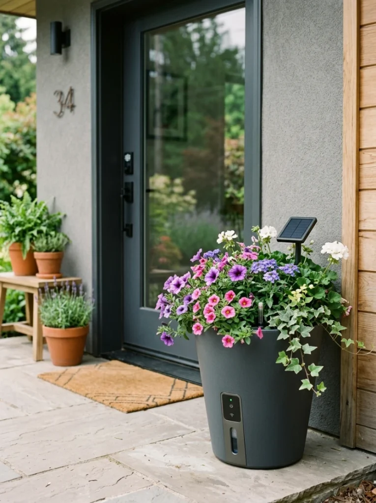 A smart, self-watering planter
