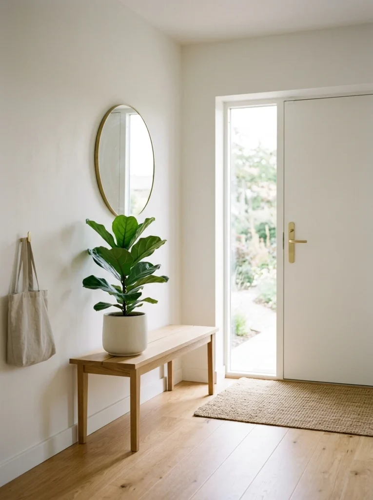 Keeping the entry clutter-free