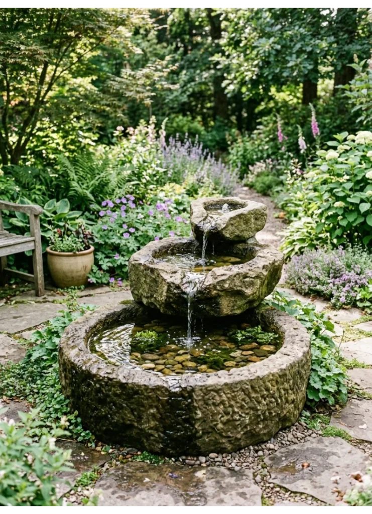 A simple recirculating fountain