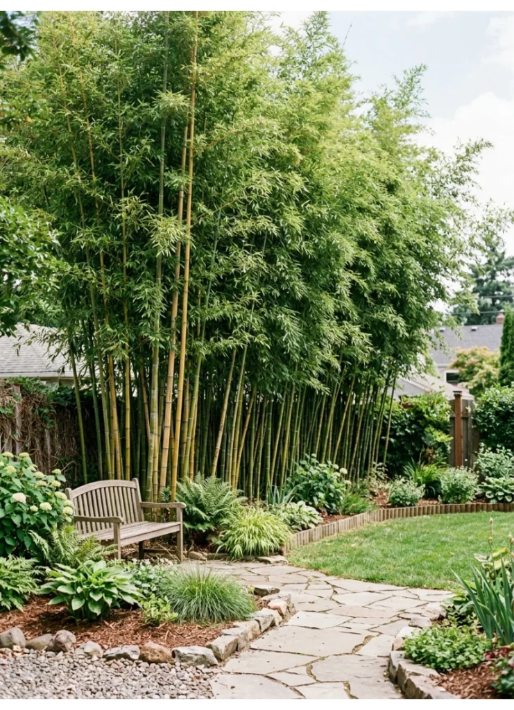 Bamboo for natural screening
