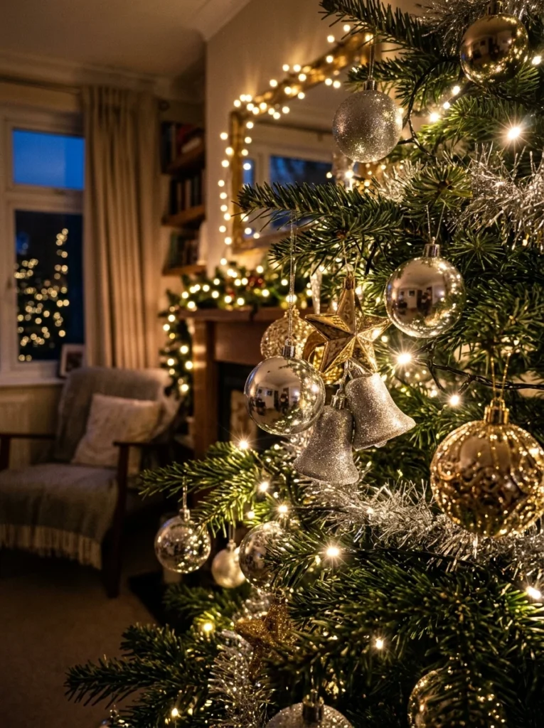 Reflective and metallic ornaments