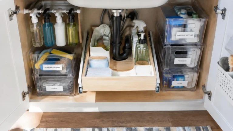 22 Under Kitchen Sink Organization Ideas Worth Copying Now