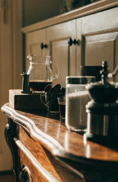 close-up-of-a-wood-buffet-repurposed-as-a-farmhou