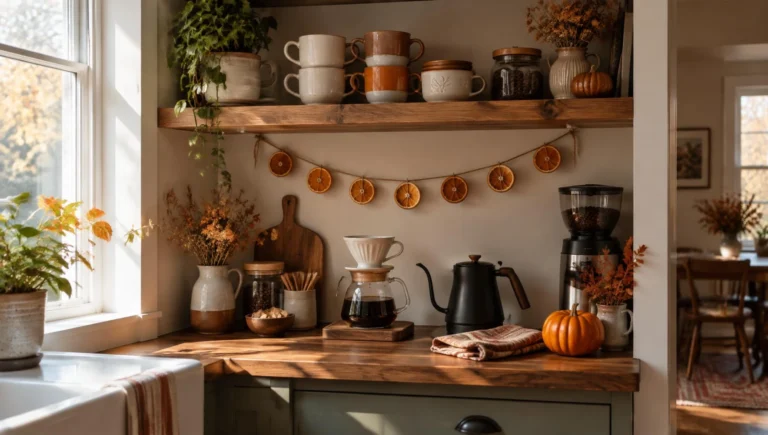 22 Fall Coffee Station Ideas to Sip in Cozy Style Every Day