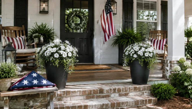 21 Memorial Day Porch Decor Ideas for Festive Curb Appeal