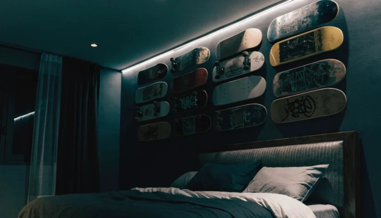20 Skateboard Wall Decor Ideas for a Cool, Edgy Space