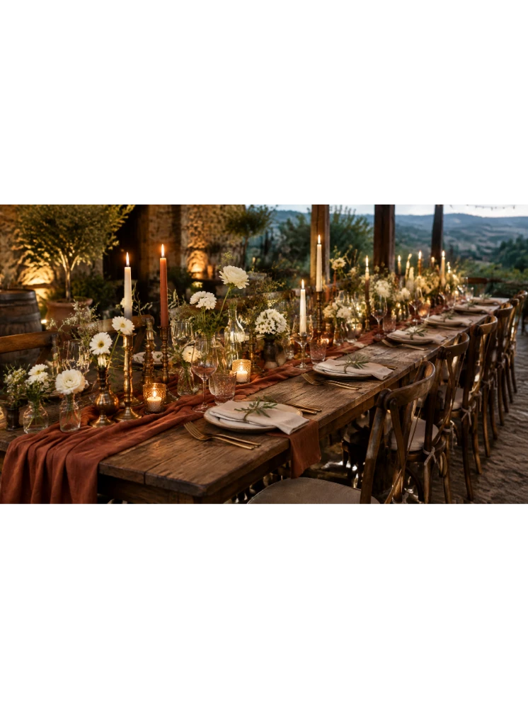 21 Rustic Wedding Table Decorations for a Romantic Celebration