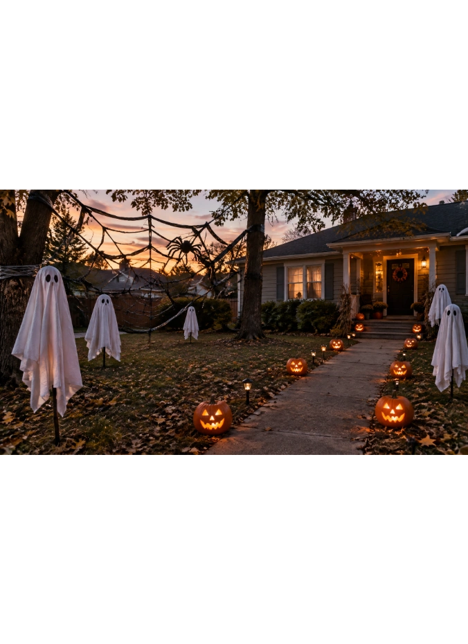 DIY Halloween Decor Outdoor Ideas on Any Small Budget