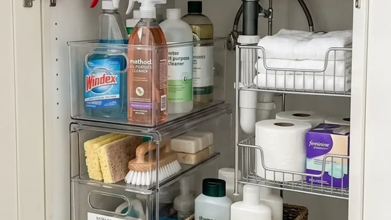 22 Under Bathroom Sink Organization Ideas That Save Space